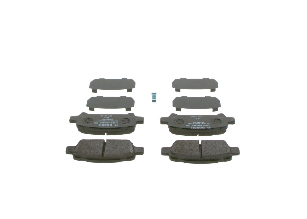 Задні гальмівні колодки Bosch 0986494445 ціна, від 17.74 USD