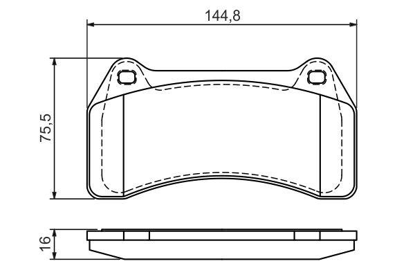 Гальмівні колодки Bosch 0986494448 ціна, від 27.84 USD