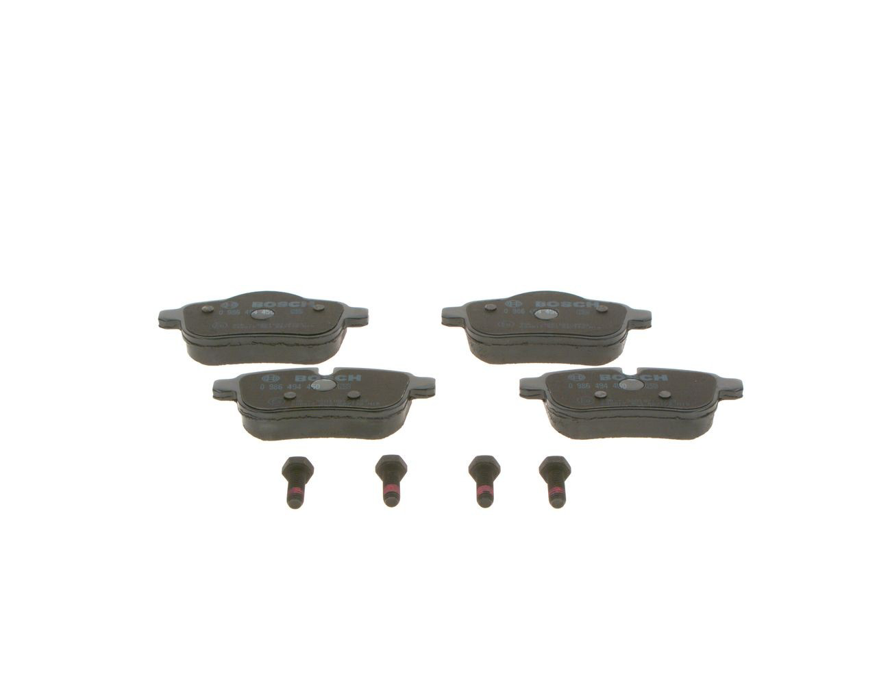 0986494450 Bosch Колодки гальмівні задні, дискові
