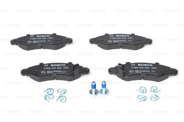 Купити 0986494458 Bosch Колодки гальмівні передні, дискові