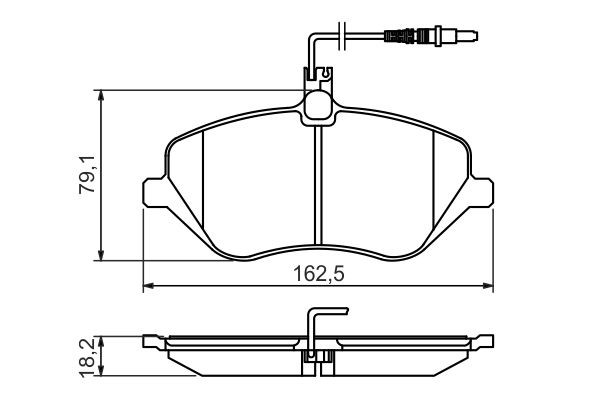 Купити 0986494484 Bosch Колодки гальмівні передні, дискові