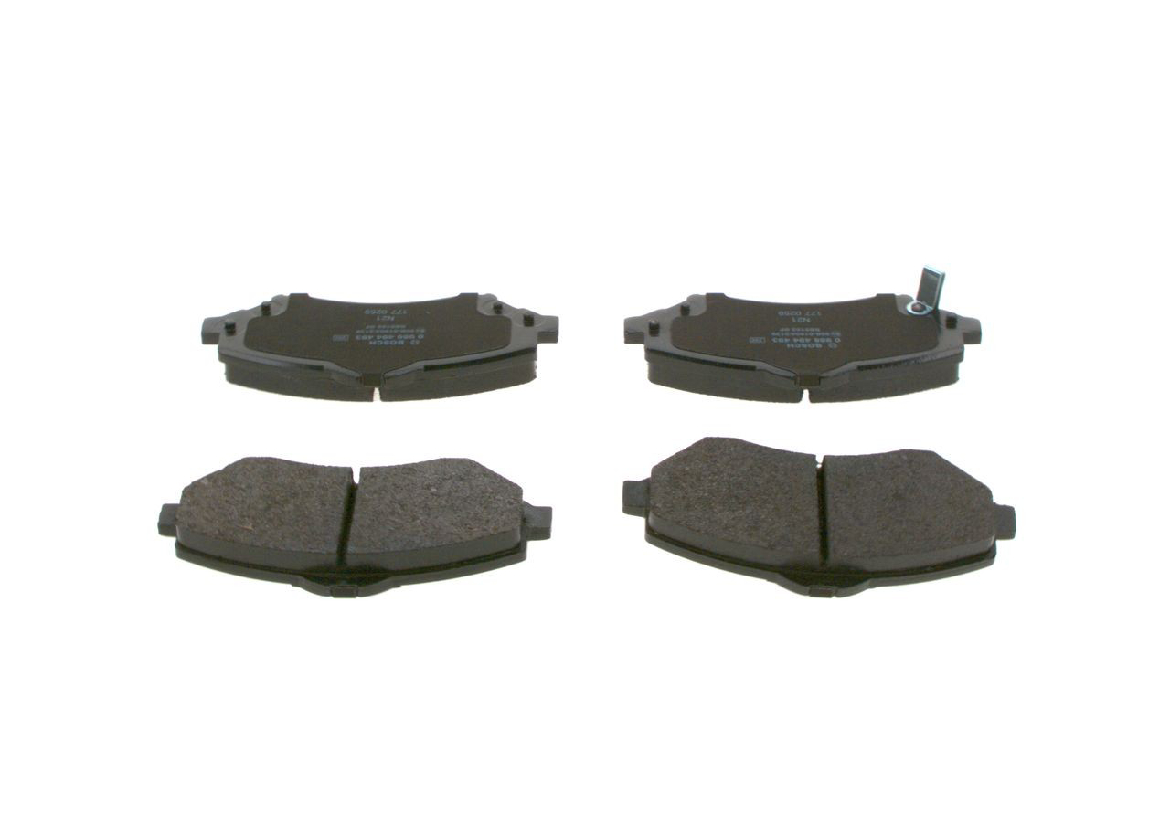 0986494493 Bosch Передні гальмівні колодки