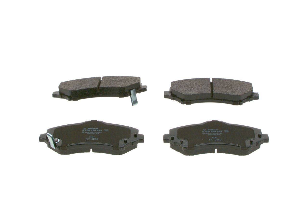 Передні тормозні колодки 0986494493 Bosch