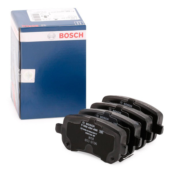 Задні гальмівні колодки 0986494496 Bosch