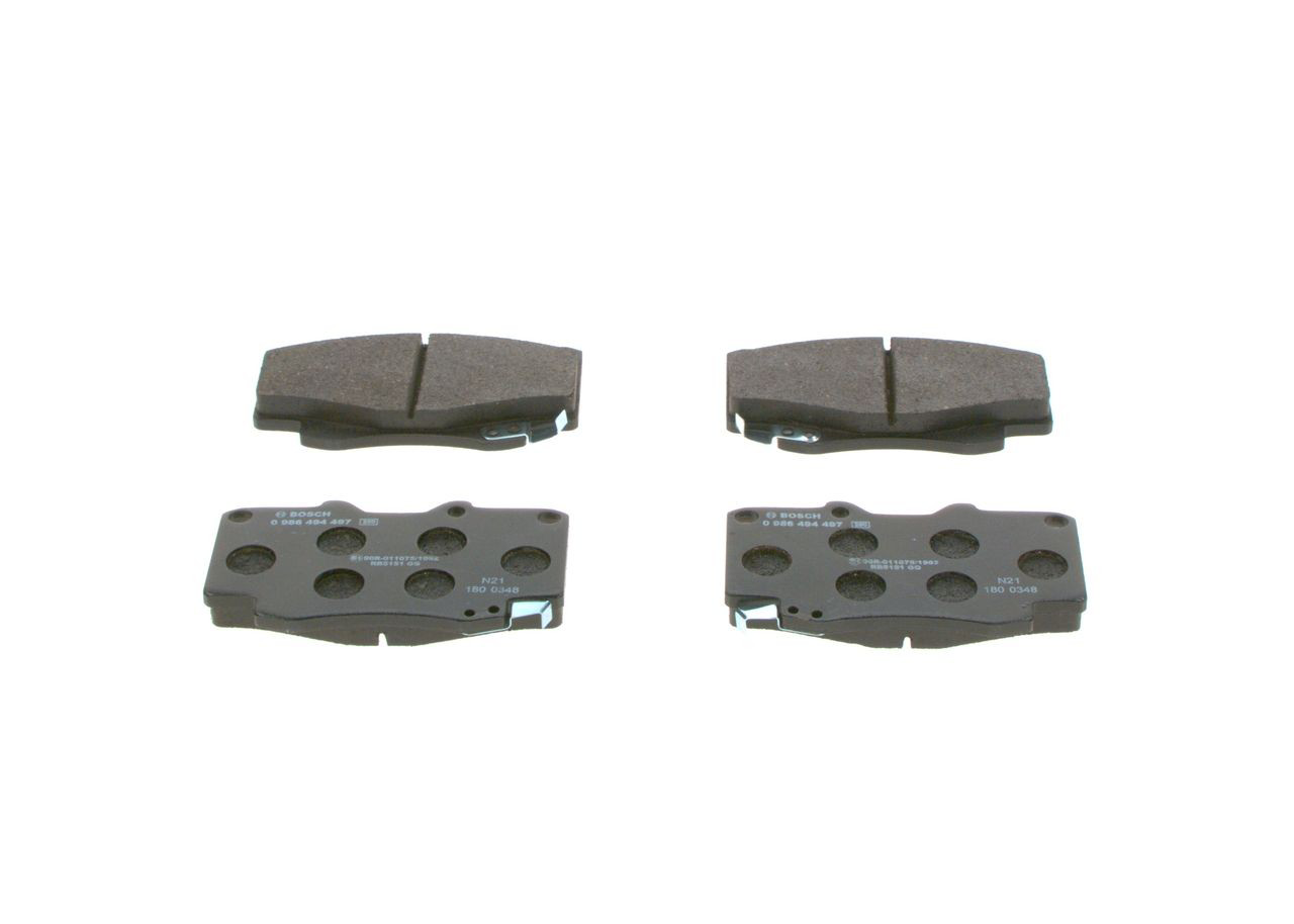 0986494497 Bosch Передні гальмівні колодки