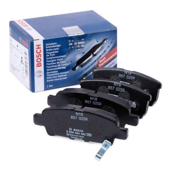 Купити 0986494502 Bosch Задні колодки