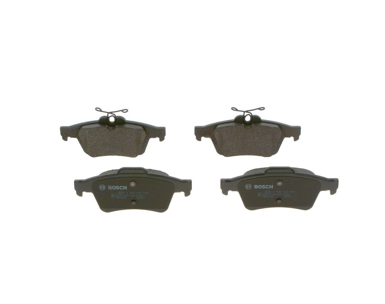 Задні гальмівні колодки Bosch 0986494528 ціна, від 25.05 USD