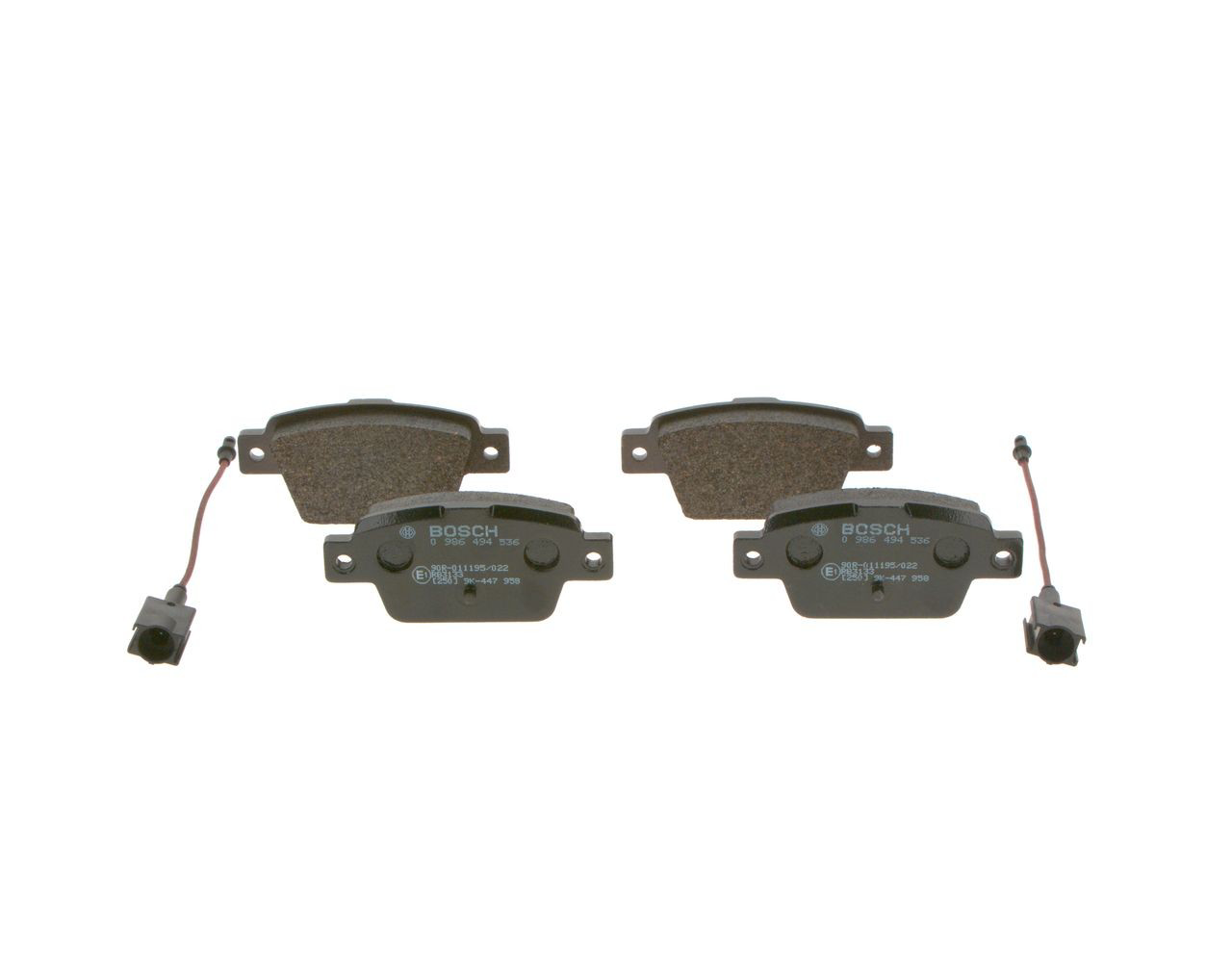 Задні гальмівні колодки Bosch 0986494536 ціна, від 23.67 USD