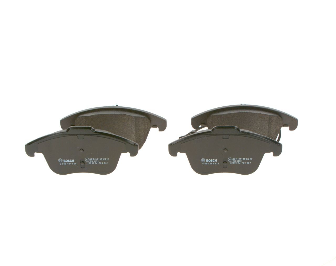 Гальмівні колодки Bosch 0986494538 ціна, від 43.60 USD