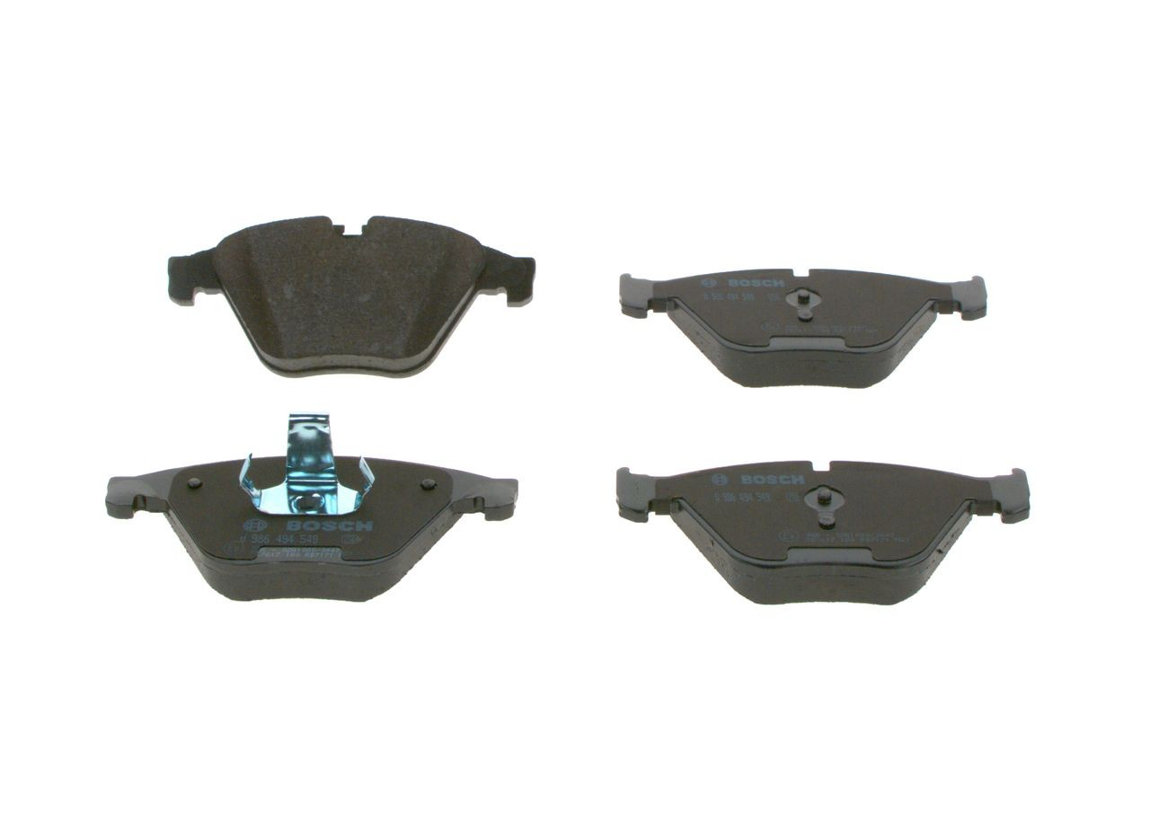 Купити 0986494549 Bosch Колодки гальмівні передні, дискові