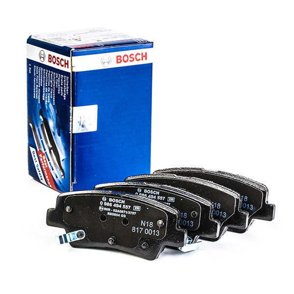 0986494557 Bosch Колодки гальмівні задні, дискові