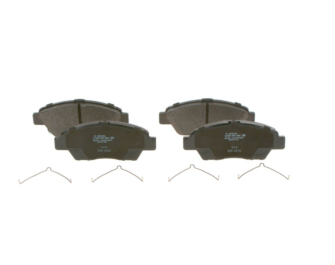 0986494562 Bosch Передні гальмівні колодки