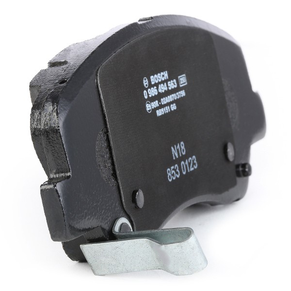 0986494563 Bosch Передні гальмівні колодки