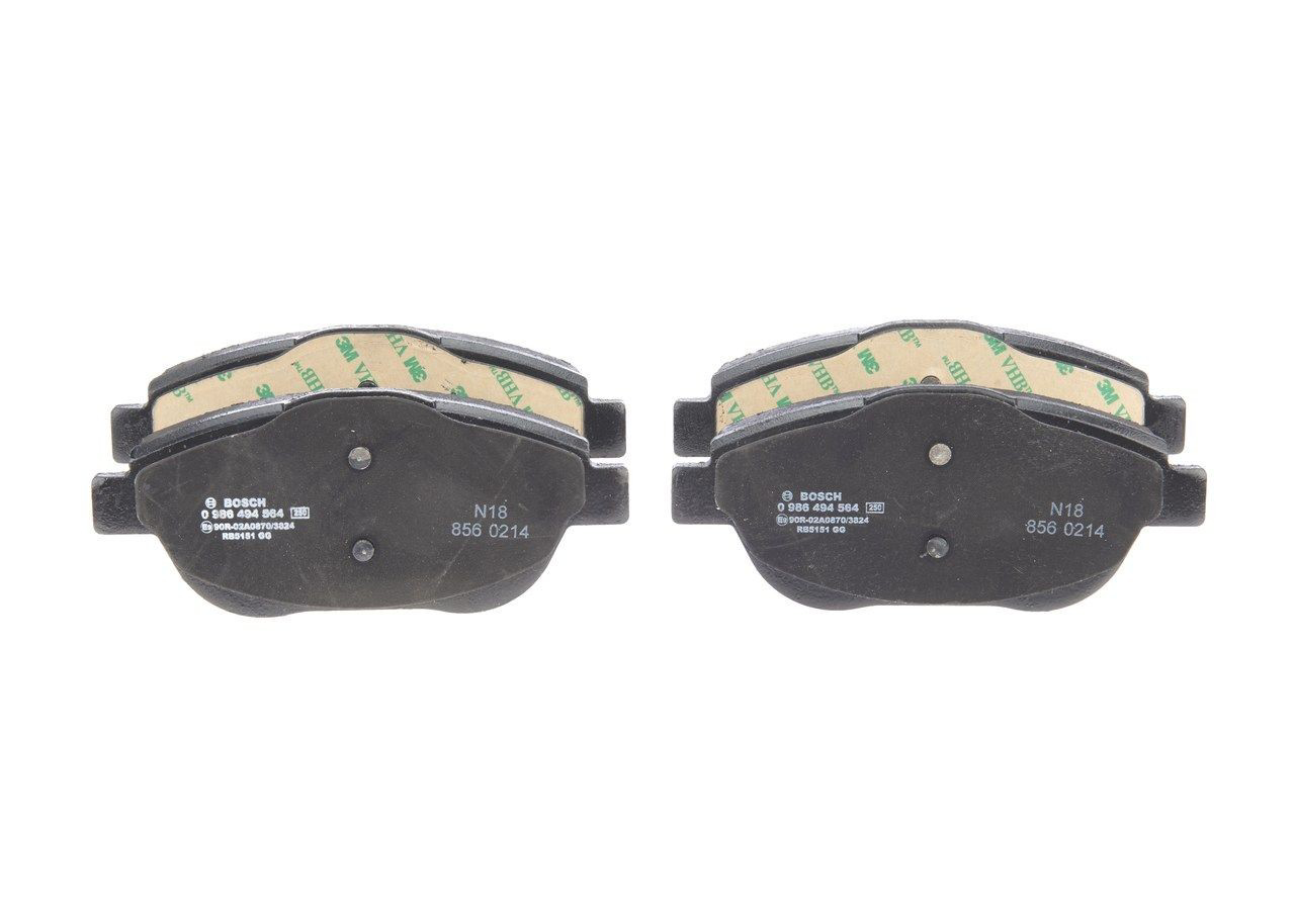 Гальмівні колодки Bosch 0986494564 ціна, від 34.02 USD