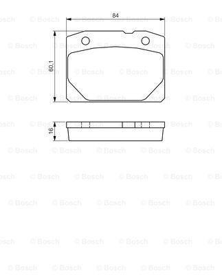 Купити 0986494568 Bosch Колодки гальмівні передні, дискові