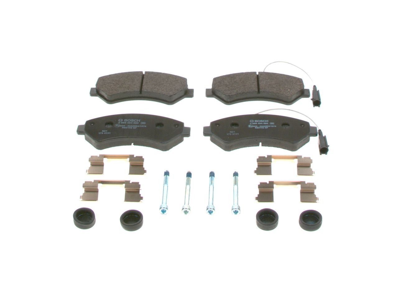 0986494580 Bosch Передні гальмівні колодки