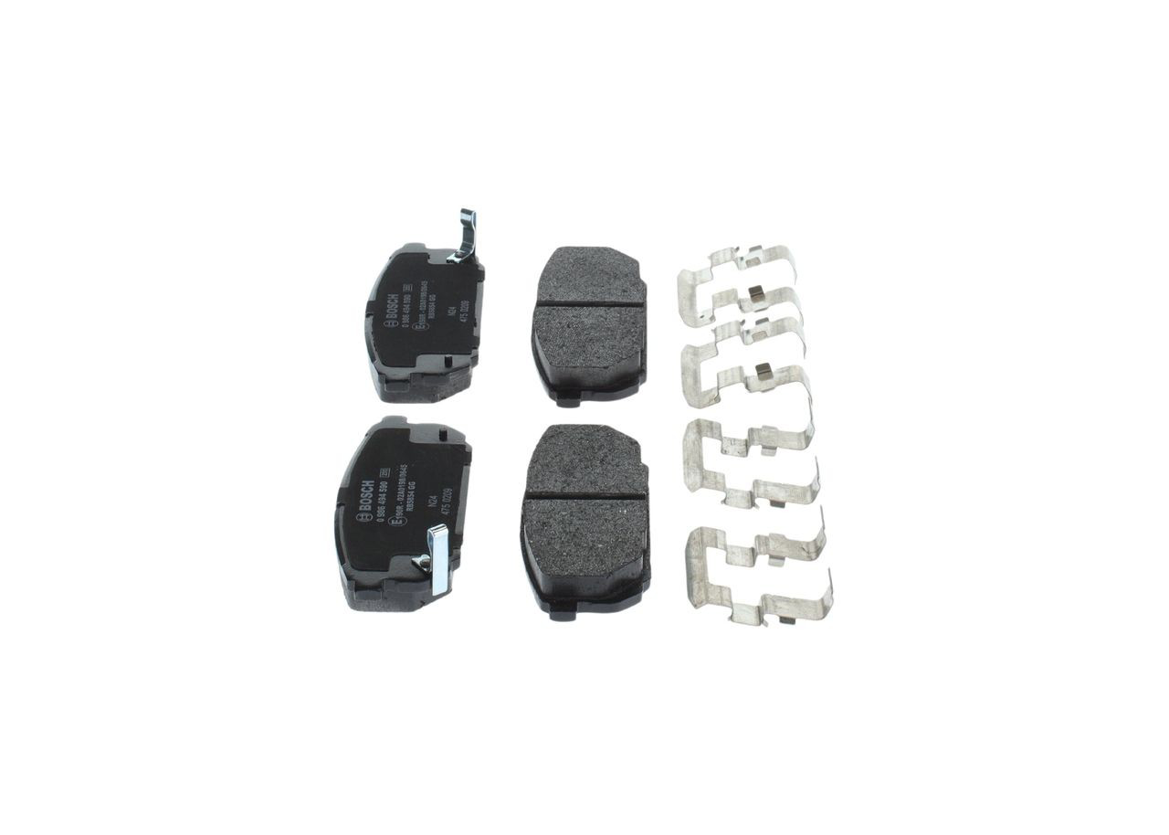 0986494590 Bosch Колодки гальмівні задні, дискові