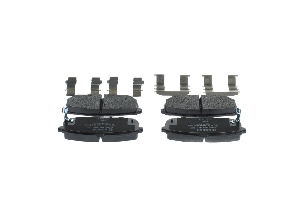Задні гальмівні колодки Bosch 0986494590 ціна, від 23.93 USD