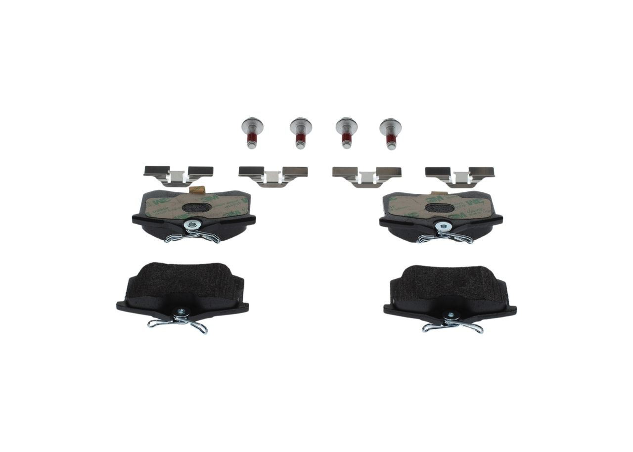 0986494596 Bosch Колодки гальмівні задні, дискові