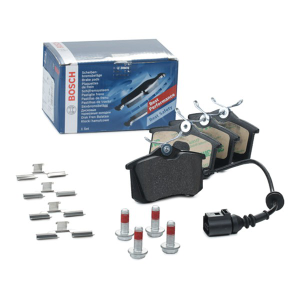 0986494598 Bosch Колодки гальмівні задні, дискові