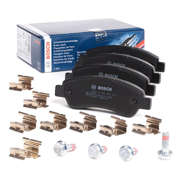 0986494604 Bosch Колодки гальмівні задні, дискові