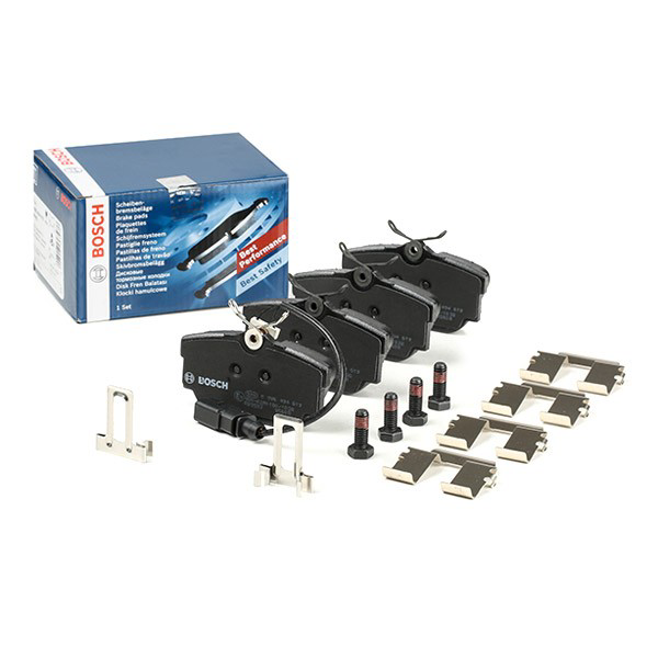 0986494619 Bosch Колодки гальмівні задні, дискові