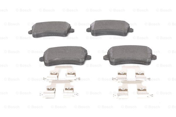 Задні гальмівні колодки 0986494637 Bosch