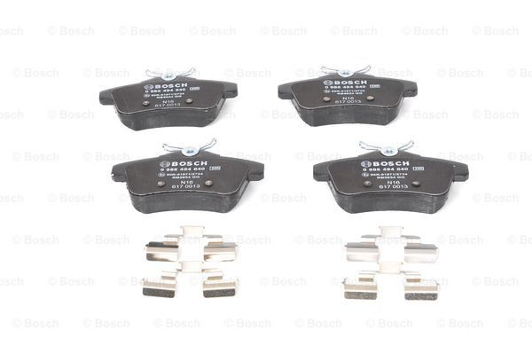 0986494640 Bosch Колодки гальмівні задні, дискові
