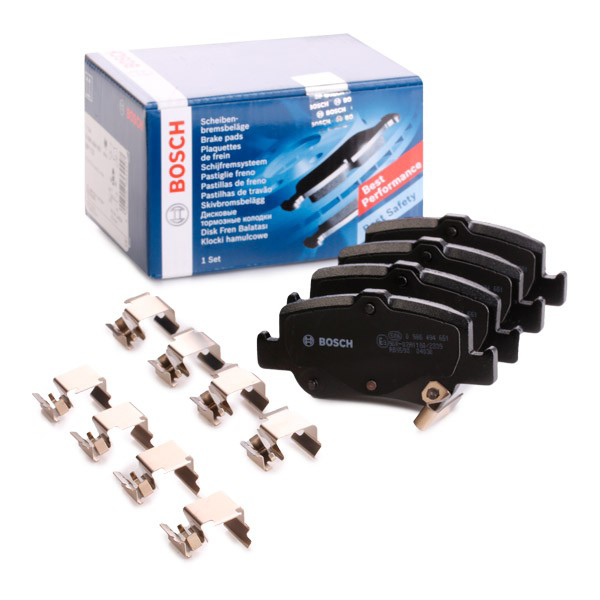 Задні гальмівні колодки Bosch 0986494651 ціна, від 25.82 USD