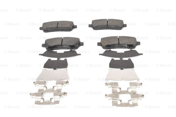 Передні тормозні колодки 0986494652 Bosch