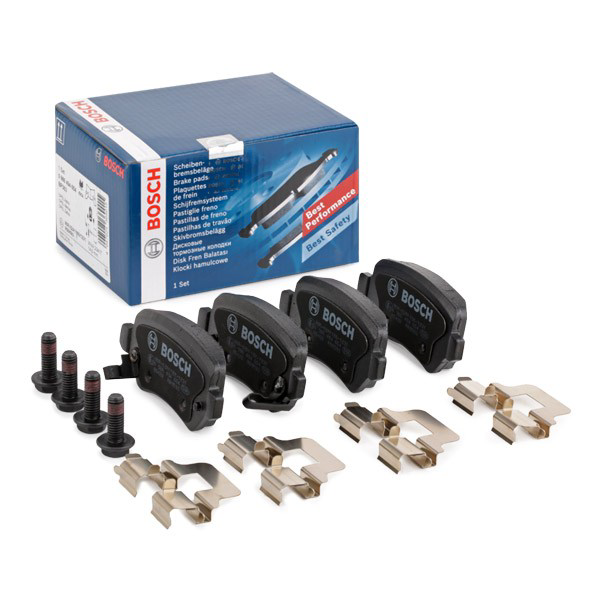 0986494654 Bosch Колодки гальмівні задні, дискові