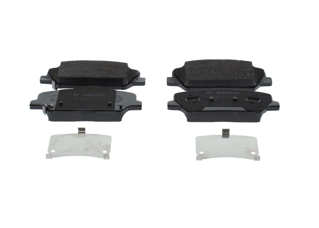 Купити 0986494671 Bosch Колодки гальмівні передні, дискові