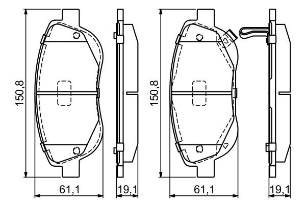 Купити 0986494682 Bosch Колодки гальмівні передні, дискові