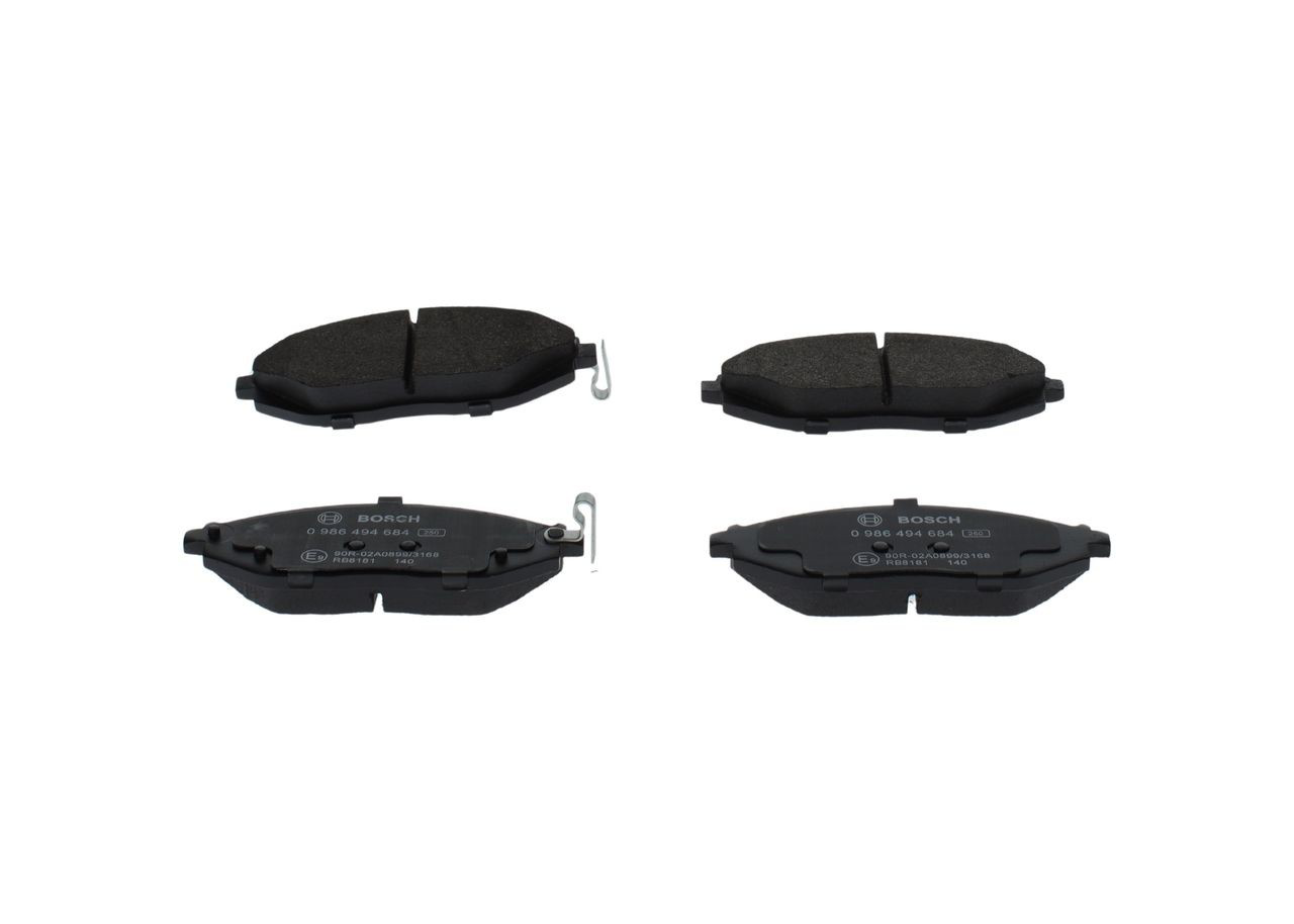 Гальмівні колодки Bosch 0986494684 ціна, від 23.62 USD
