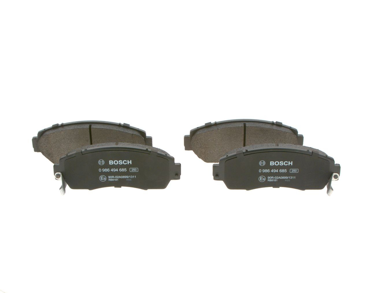 Передні тормозні колодки 0986494685 Bosch