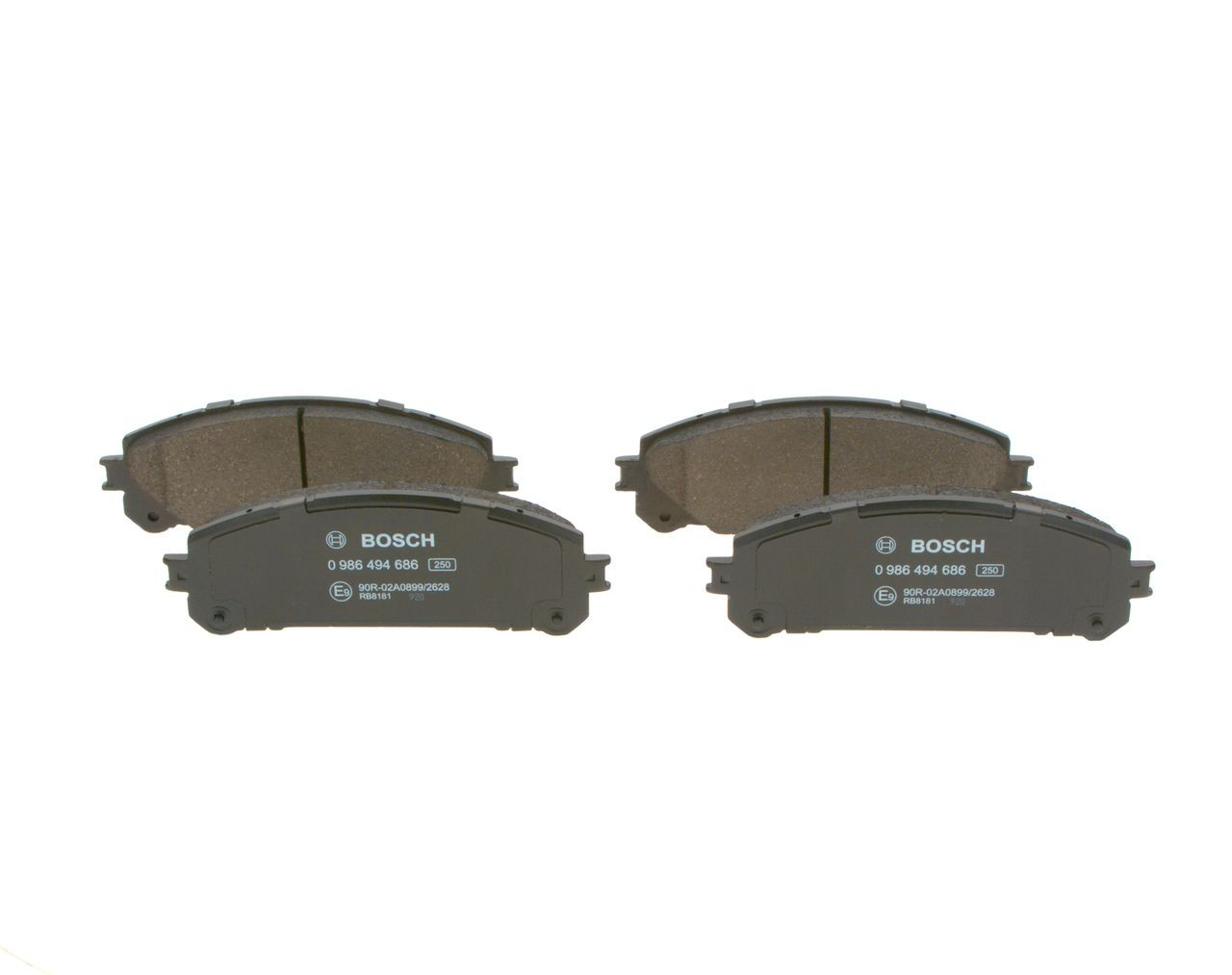 Гальмівні колодки Bosch 0986494686 ціна, від 46.65 USD
