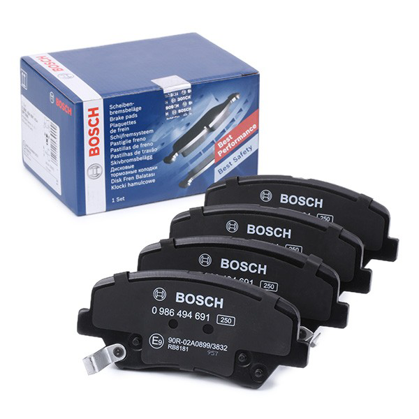 0986494691 Bosch Передні гальмівні колодки