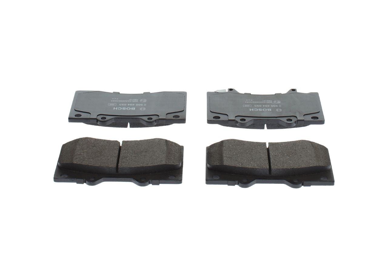 Передні тормозні колодки 0986494693 Bosch