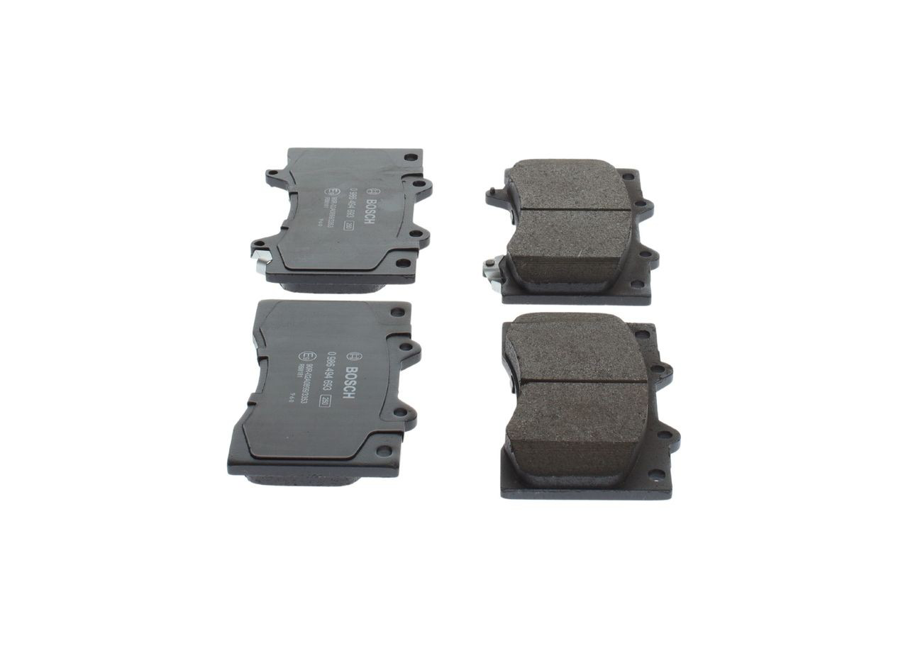 0986494693 Bosch Передні гальмівні колодки