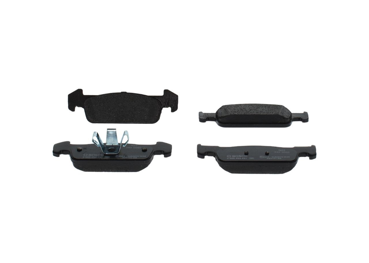 Купити 0986494697 Bosch Колодки гальмівні передні, дискові