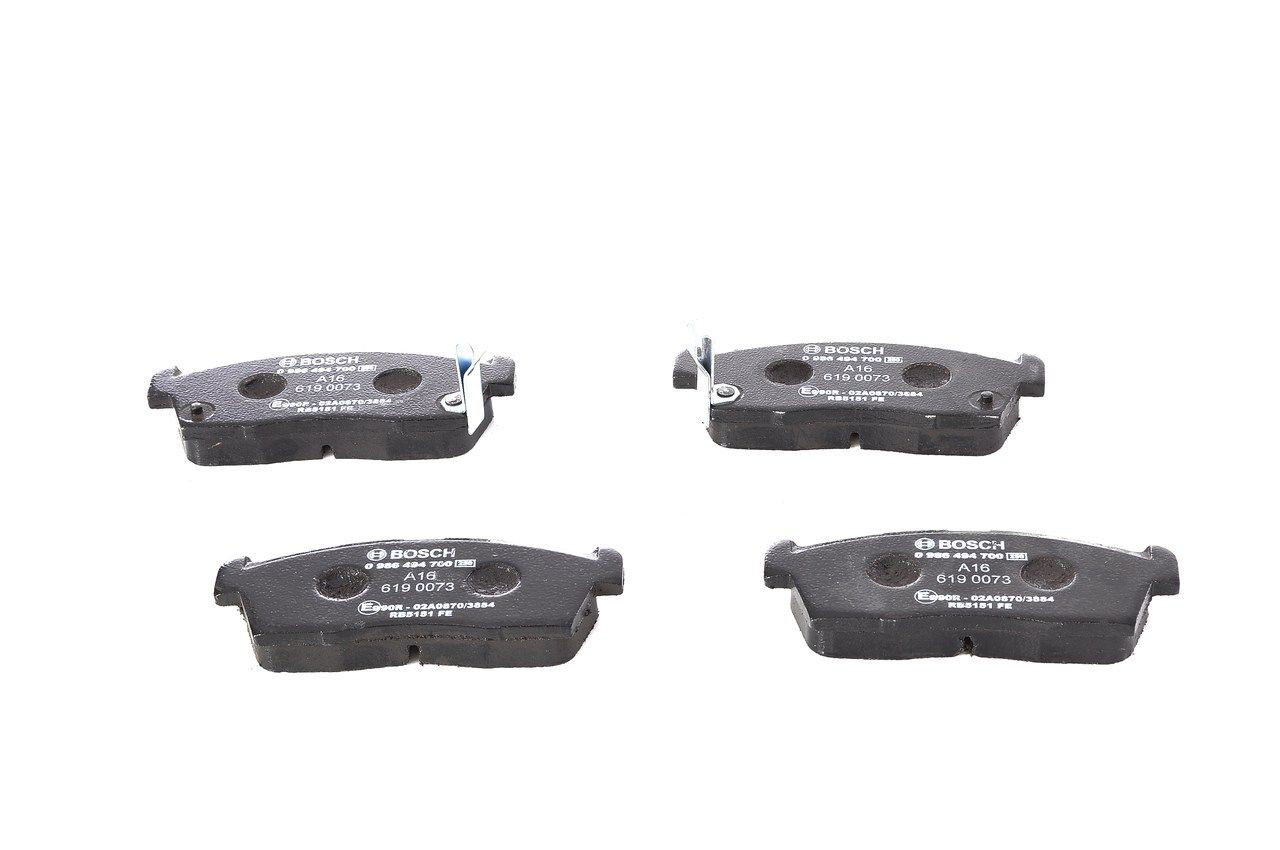 Купити 0986494700 Bosch Колодки гальмівні передні, дискові