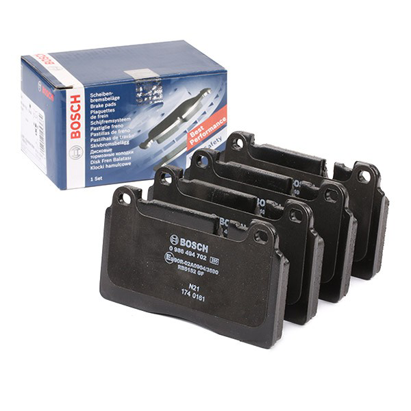Передні тормозні колодки 0986494702 Bosch
