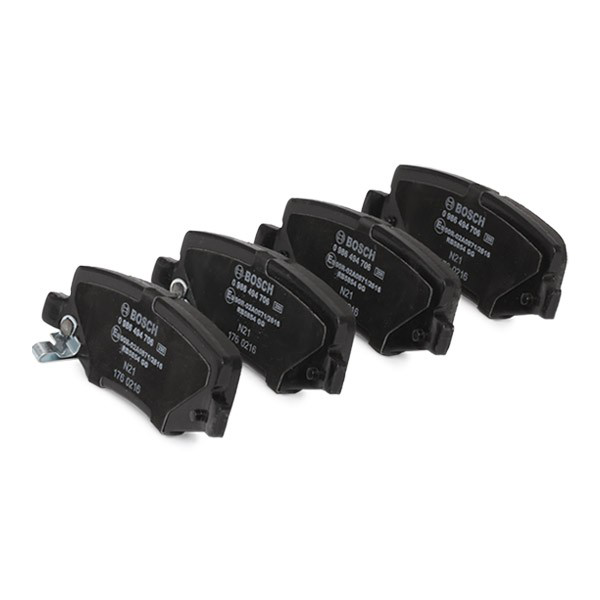 0986494706 Bosch Колодки гальмівні задні, дискові