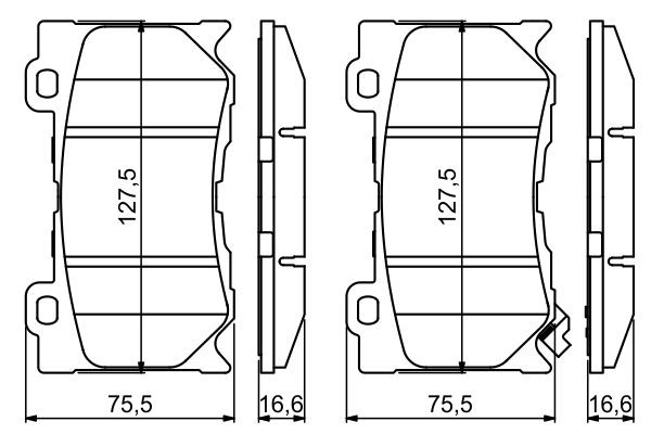 Гальмівні колодки Bosch 0986494707 ціна, від 32.14 USD