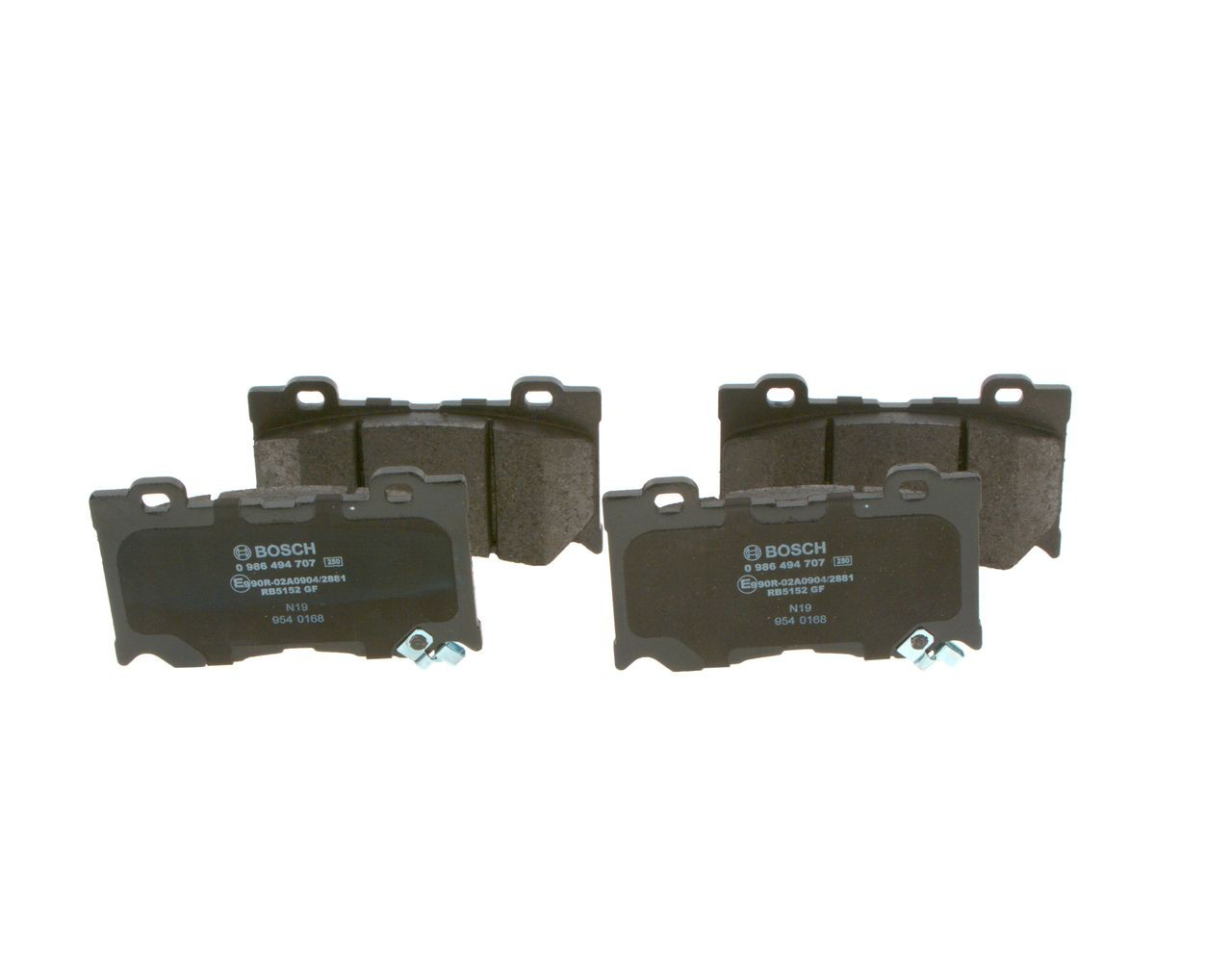 0986494707 Bosch Передні гальмівні колодки