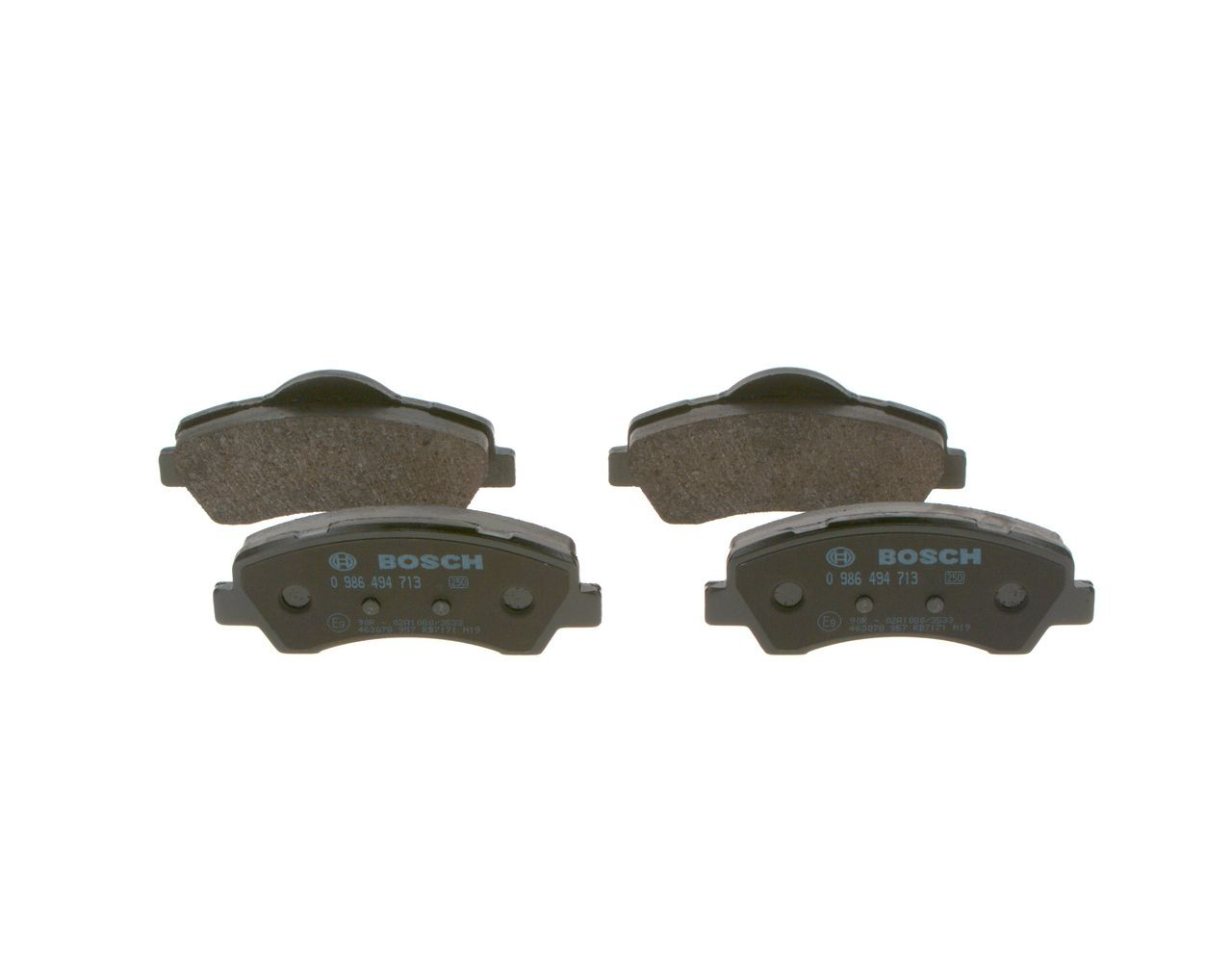 0986494713 Bosch Передні гальмівні колодки