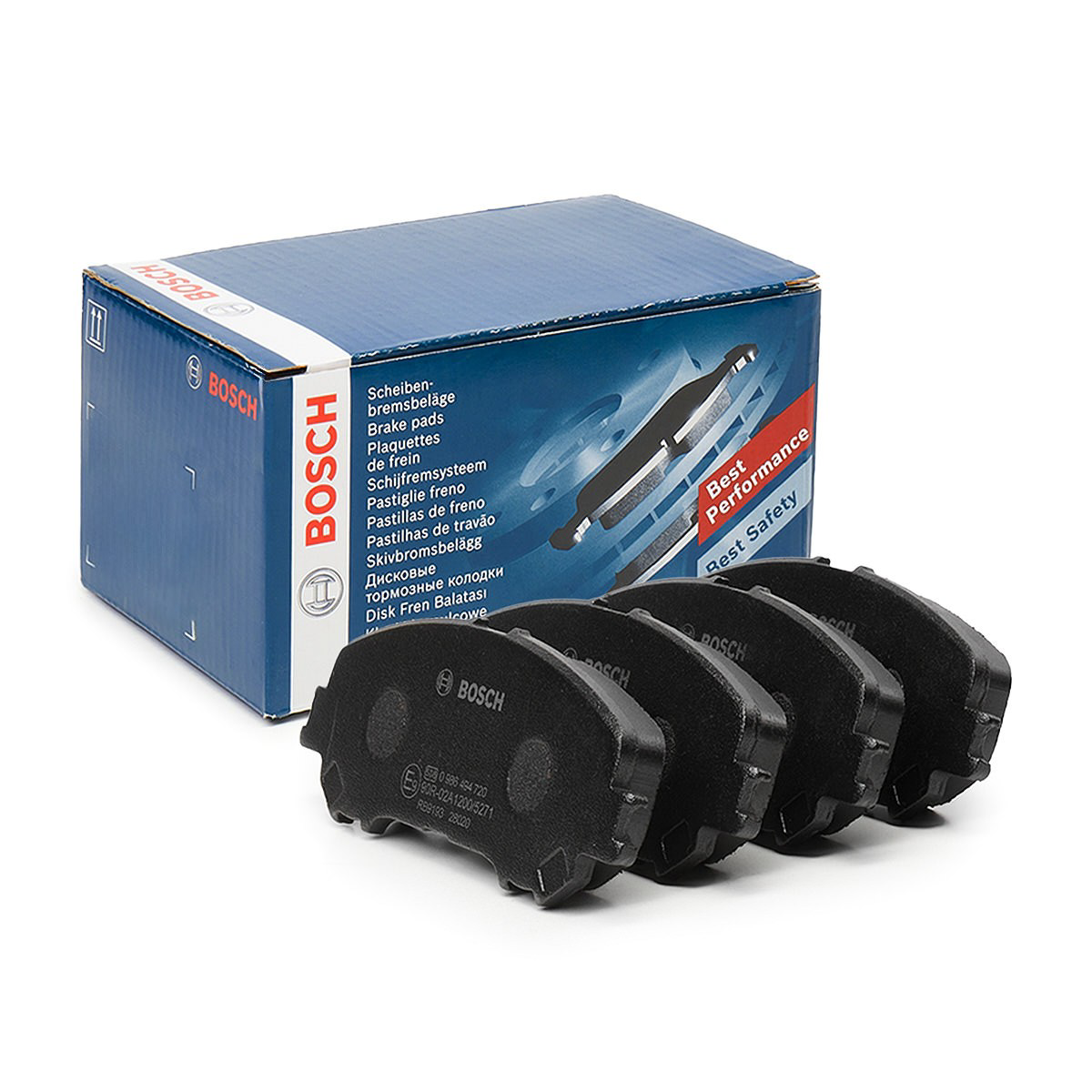 0986494720 Bosch Передні гальмівні колодки