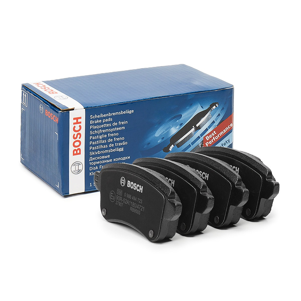 Задні гальмівні колодки Bosch 0986494723 ціна, від 19.08 USD