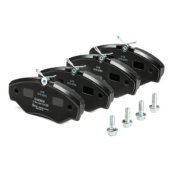 Передні тормозні колодки 0986494730 Bosch