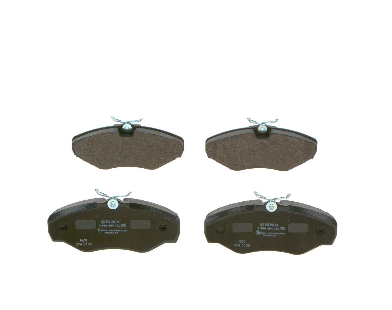 Гальмівні колодки Bosch 0986494730 ціна, від 30.27 USD